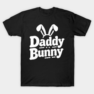 Daddy Bunny With Ears Easter Family Matching Papa Men T-Shirt